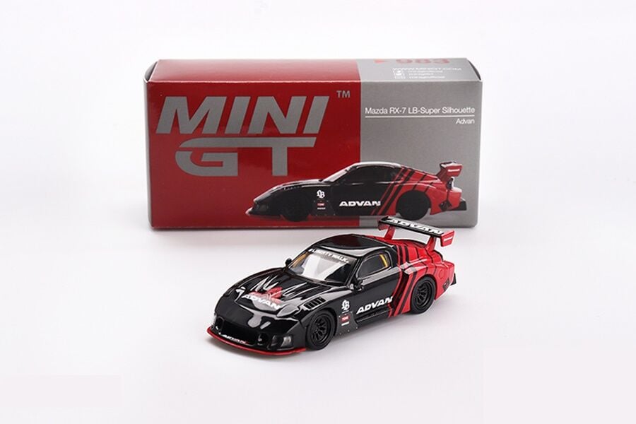 Mini GT 1/64 983 Mazda RX-7 LB-Super Silhouette Advan