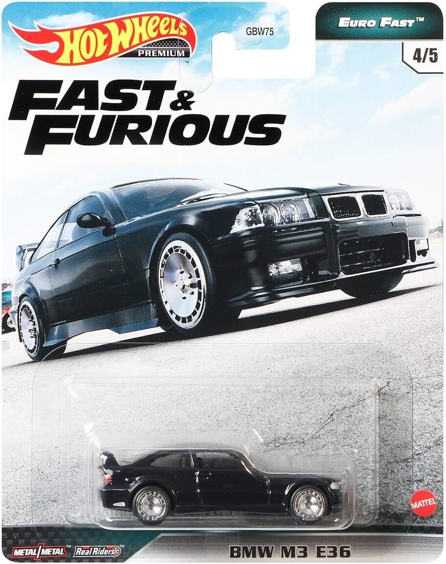 Hot Wheels Premium F&F - Euro Fast - BMW M3 E36 - GBW75 4/5