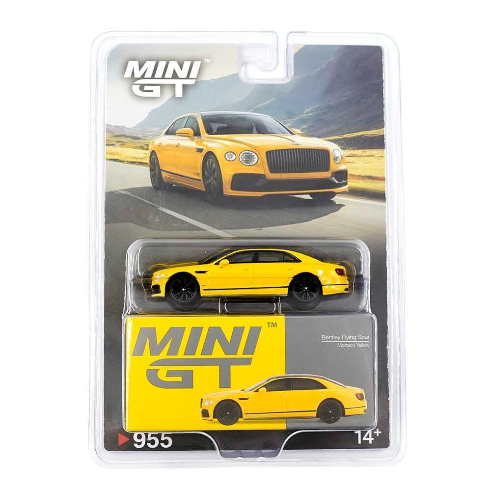 Mini GT 955 1/64 Bentley Flying Spur Monaco Yellow - Blister Paket MGT00955-BL