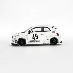 Mini GT 809 1/64 LB-WORKS x Abas Works ABARTH 595 Gara White - Blister Paket MGT00809-BL
