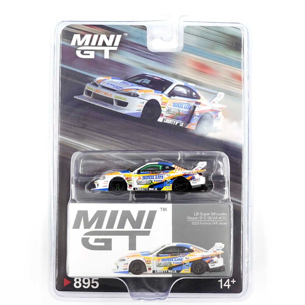 Mini GT 895 1/64 Nissan LB-Super Silhouette S15 SILVIA 2023 Formula Drift Japan - Blister Paket MGT00895-BL