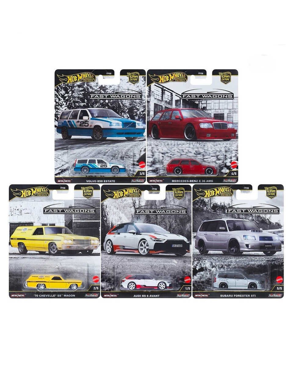 Hot Wheels Premium - Fast Wagons Set FPY86-961J