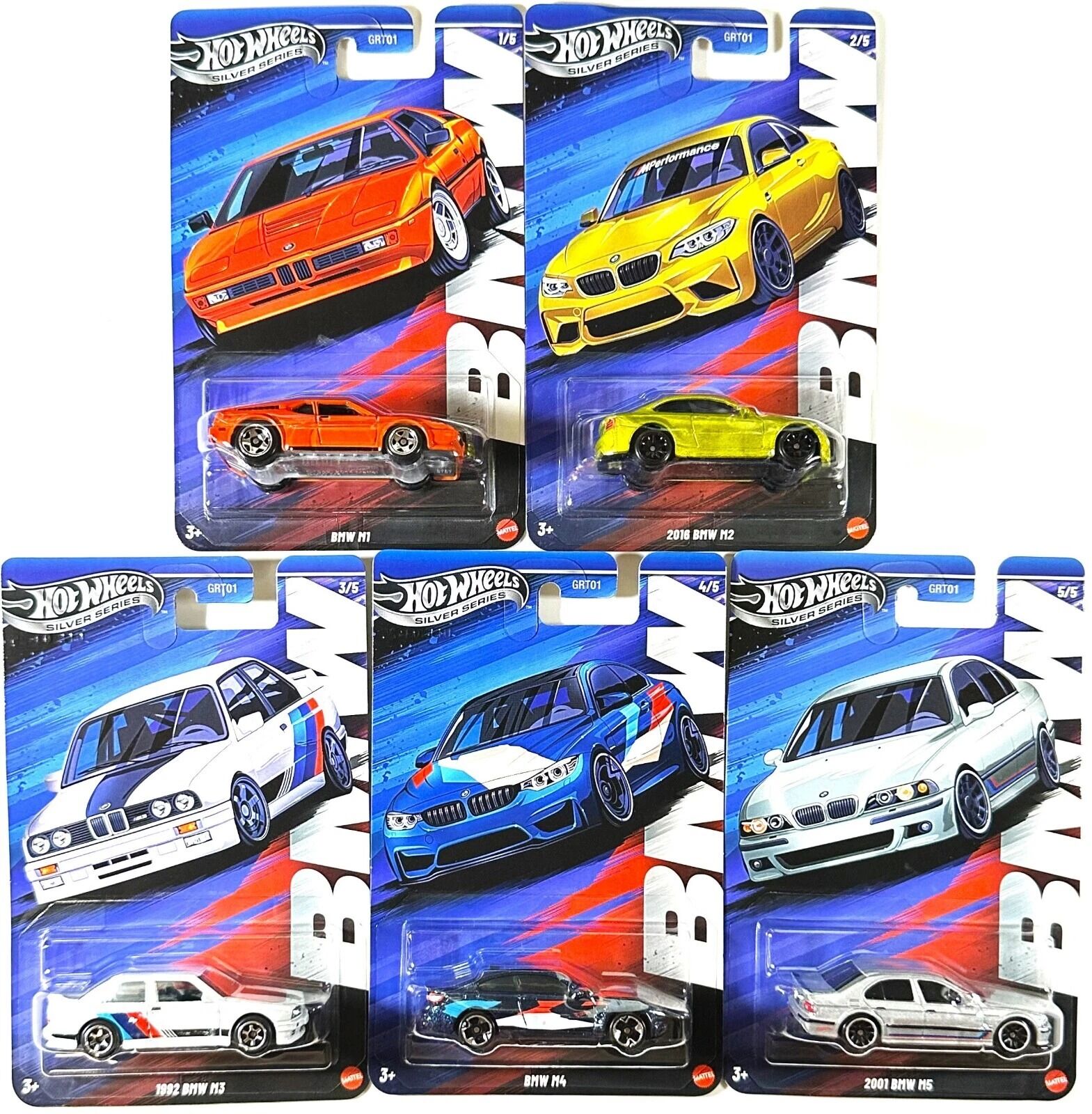 Hot Wheels Silver Series - BMW Set - GTR01-979N