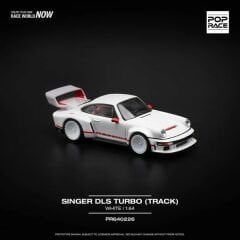 Pop Race 1/64 Porsche Singer DLS Turbo White / PR64-226