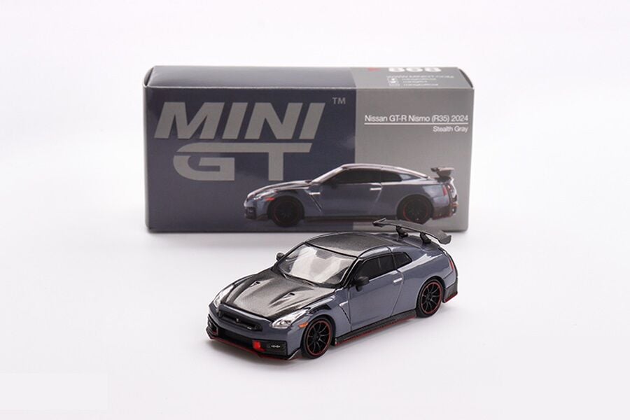 Mini GT 868 1/64 Nissan GT-R Nismo 2024 NISMO Stealth Gray