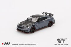 Mini GT 868 1/64 Nissan GT-R Nismo 2024 NISMO Stealth Gray