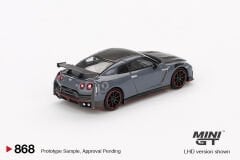 Mini GT 868 1/64 Nissan GT-R Nismo 2024 NISMO Stealth Gray