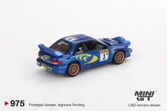Mini GT 975 1/64 Subaru Impreza WRC98 1998 Rally Monte-Carlo 3rd Place #3