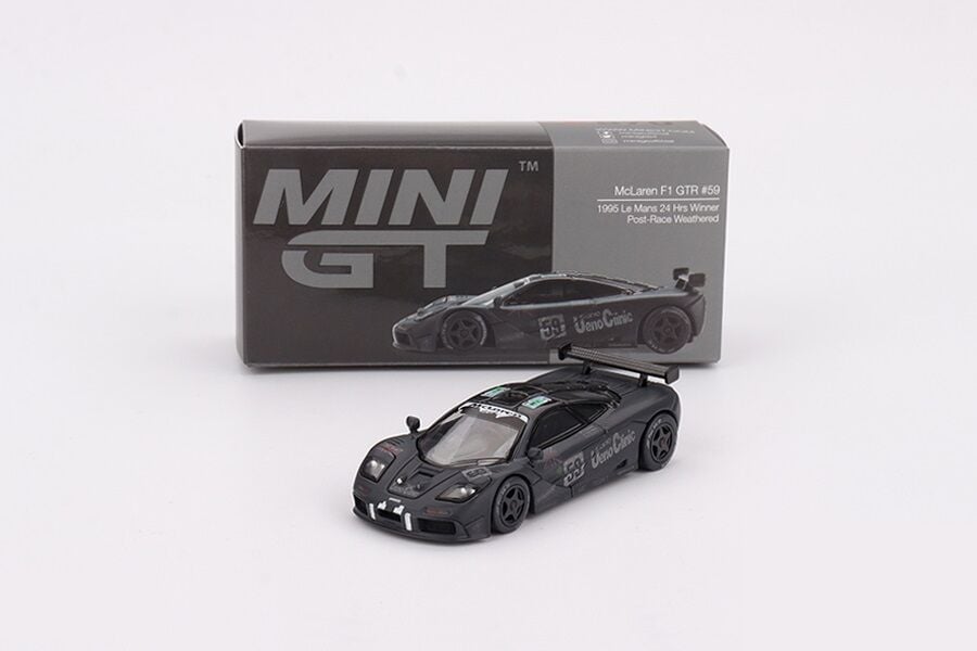 Mini GT 870 1/64 McLaren F1 GTR #59 1995 Le Mans 24Hr Winner Post-Race Weathered