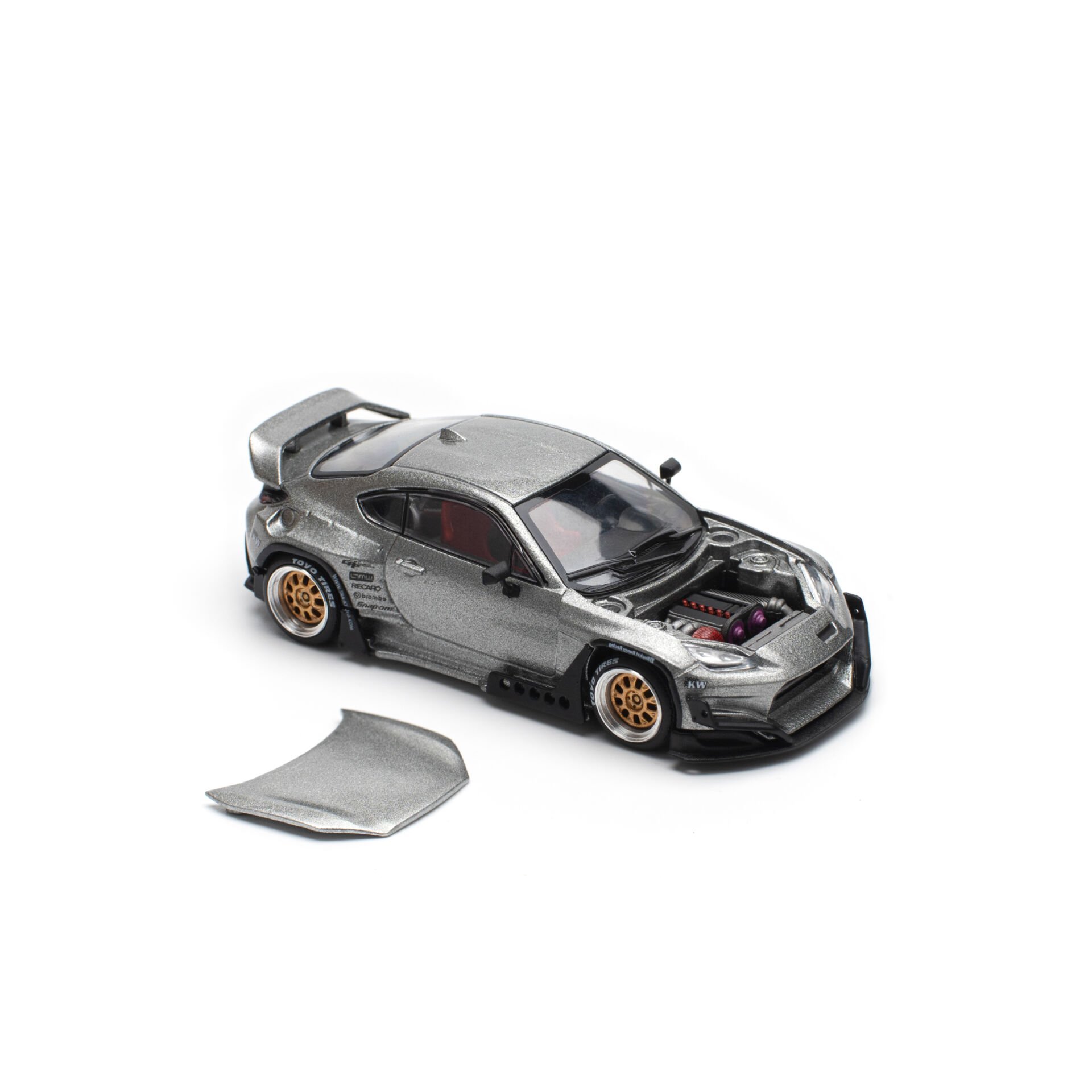 Pop Race 1/64 Pandem Toyota GR 86 - Gümüş / PR640235