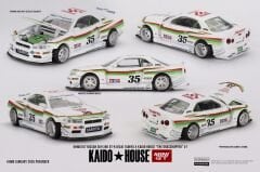 Mini GT x Kaido //167 1/64 Nissan Skyline GT-R (R34) TAMIYA x KAIDO HOUSE ''The GRASSHOPPER'' V1