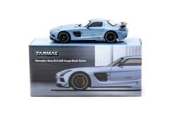 Tarmac Works 1/64 Mercedes-Benz SLS AMG Coupé Black Series Matte Blue - GLOBAL64