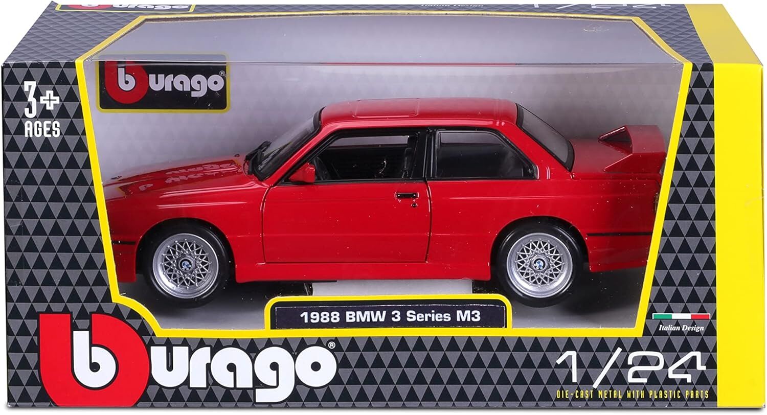 Bburago 1988 BMW 3 Series M3 Kırmızı