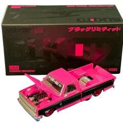 Mini GT x Kaido House KMGH174 Chevrolet Silverado Kaido Vintage Spec BLKLTD