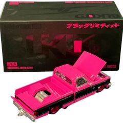 Mini GT x Kaido House KMGH174 Chevrolet Silverado Kaido Vintage Spec BLKLTD