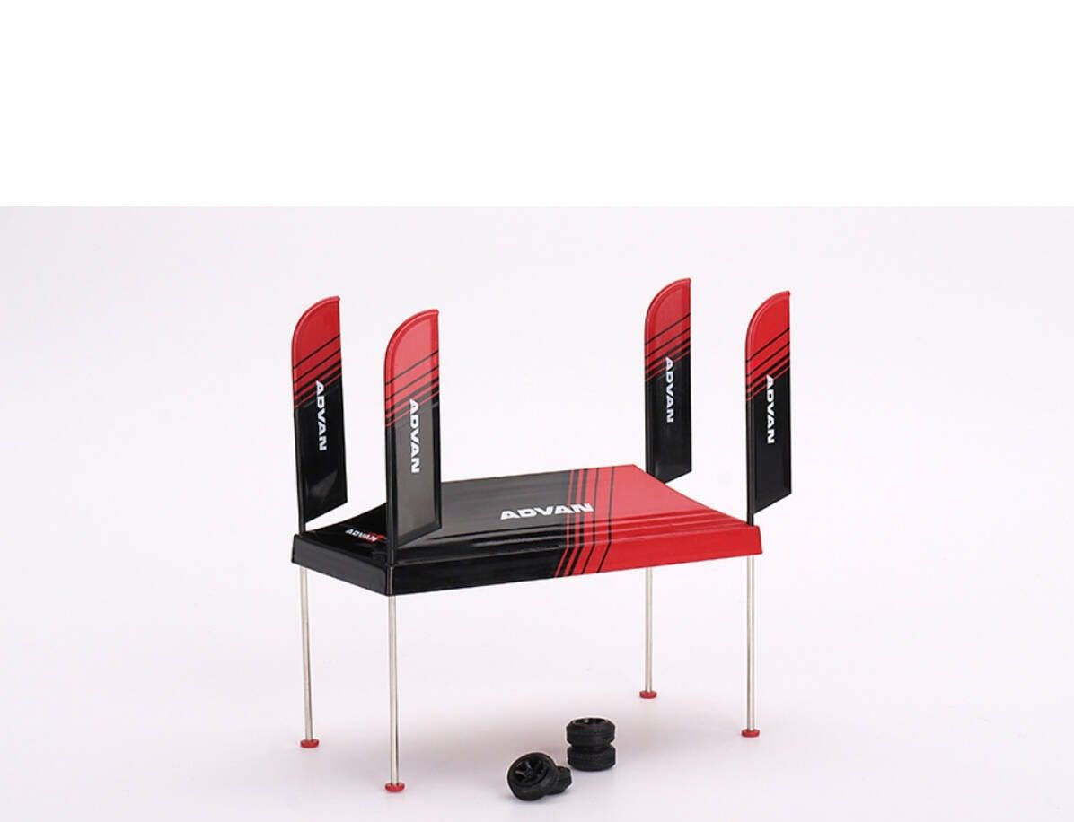 Mini GT KAIDO HOUSE Paddock Service Tent Set - ADVAN