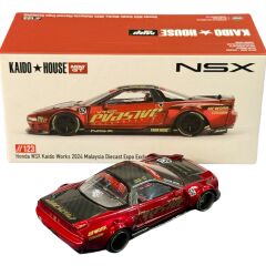 Mini GT x Kaido House //123 Honda NSXV2 Red Pearl 2024 Malaysia Diacast Expo Exclusive KMGH123