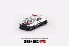 Mini GT x Kaido //120 1/64 Nissan Skyline GT-R (R34) Kaido Works V2 Aero (Japan Police)