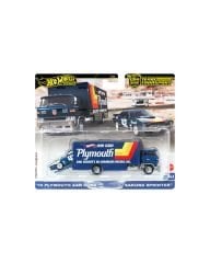 HOTWHEELS TEAM TRANSPORT 70 Plymouth AAR Cuda&SAKURA SPRINTER