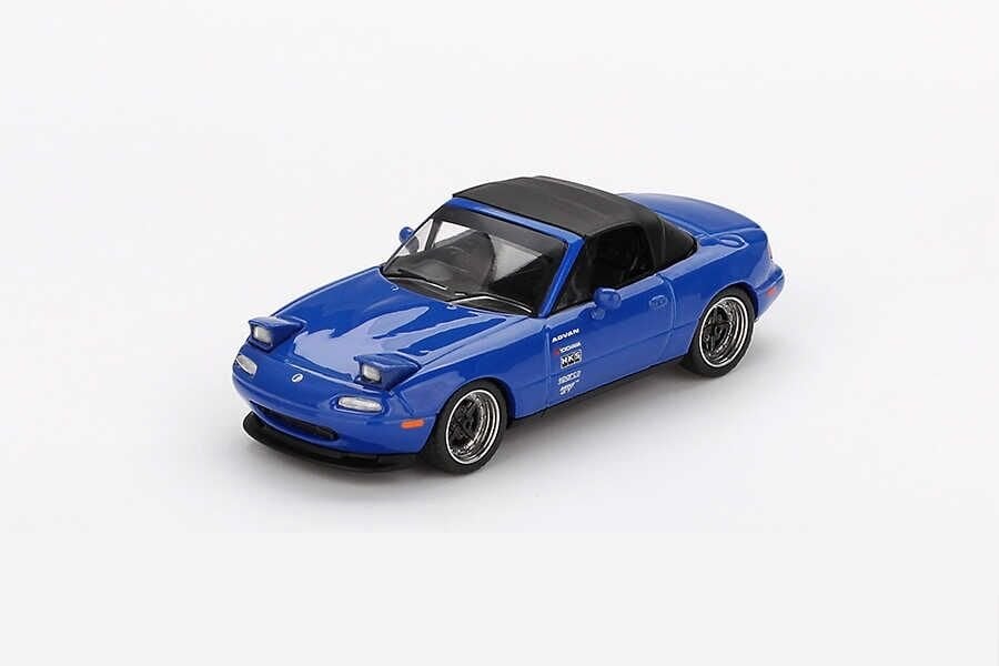Mini GT 1/64 1069 Mazda Miata MX-5 (NA) Tuned Version Dark Blue