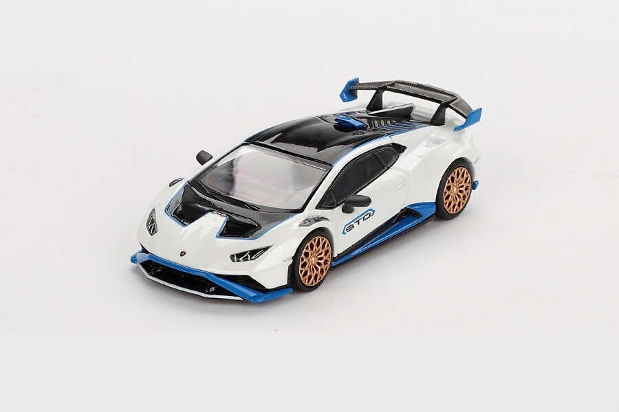 Mini GT 1/64 788 Lamborghini Huracán STO Bianco Asopo