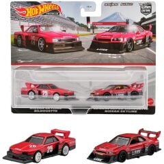 Hot Wheels 2 li Premıum Nissan Skyline Silhouette / LB-ER34 Süper Silhouette Skyline