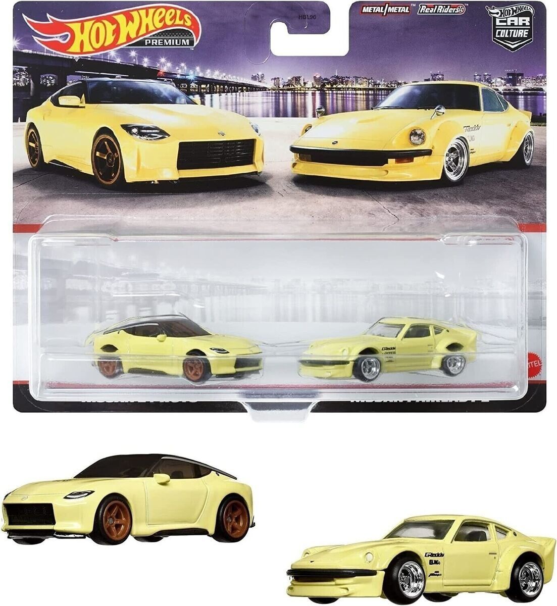 Hot Wheels 2 li Premıum Real Riders Nissan Z Proto ve Nissan Fairlady Z