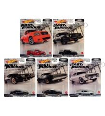 Hot Wheels Premium F&F - 2021 5 li Set - DMC55