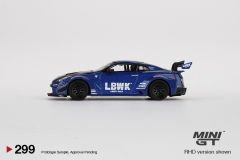 Mini GT 299 LB-Silhouett WORKS GT Nissan 35GT-RR / LBWK Blue