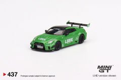 Mini GT 437 LB-Silhouett WORKS GT Nissan 35GT-RR / Apple Green
