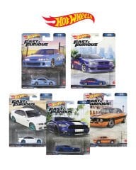 Hot Wheels Premium F&F - 5 li Set - HNW46-956C
