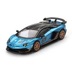 Mini GT Lamborghini Aventador SVJ 63 Blu Aegir - Blister Paket