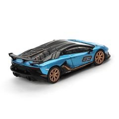 Mini GT Lamborghini Aventador SVJ 63 Blu Aegir - Blister Paket