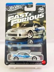 Hot Wheels Silver Series - F&F Graphic Remix 5 - Custom / Personnalise Acura İntegra Sedan GSR
