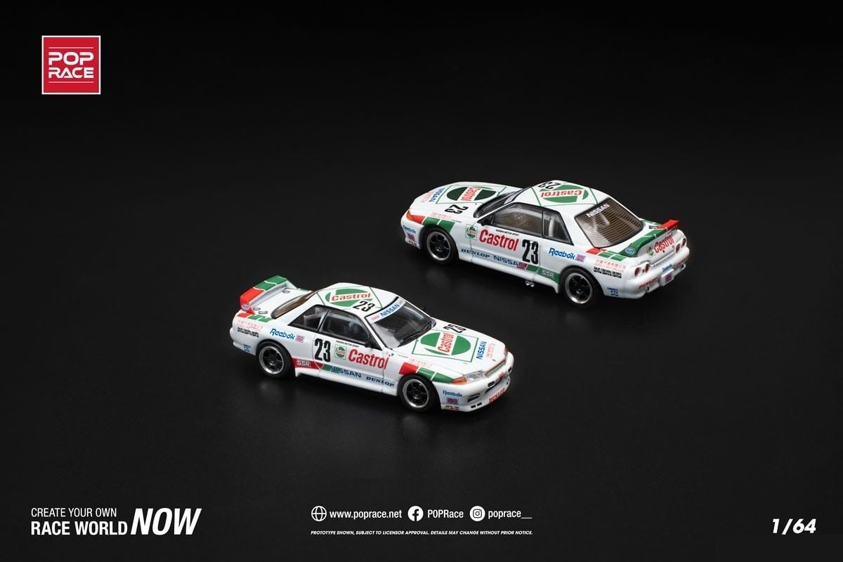Pop Race 1/64 GT-R R32 Macau Guia Race 1990 Winner - PR640194