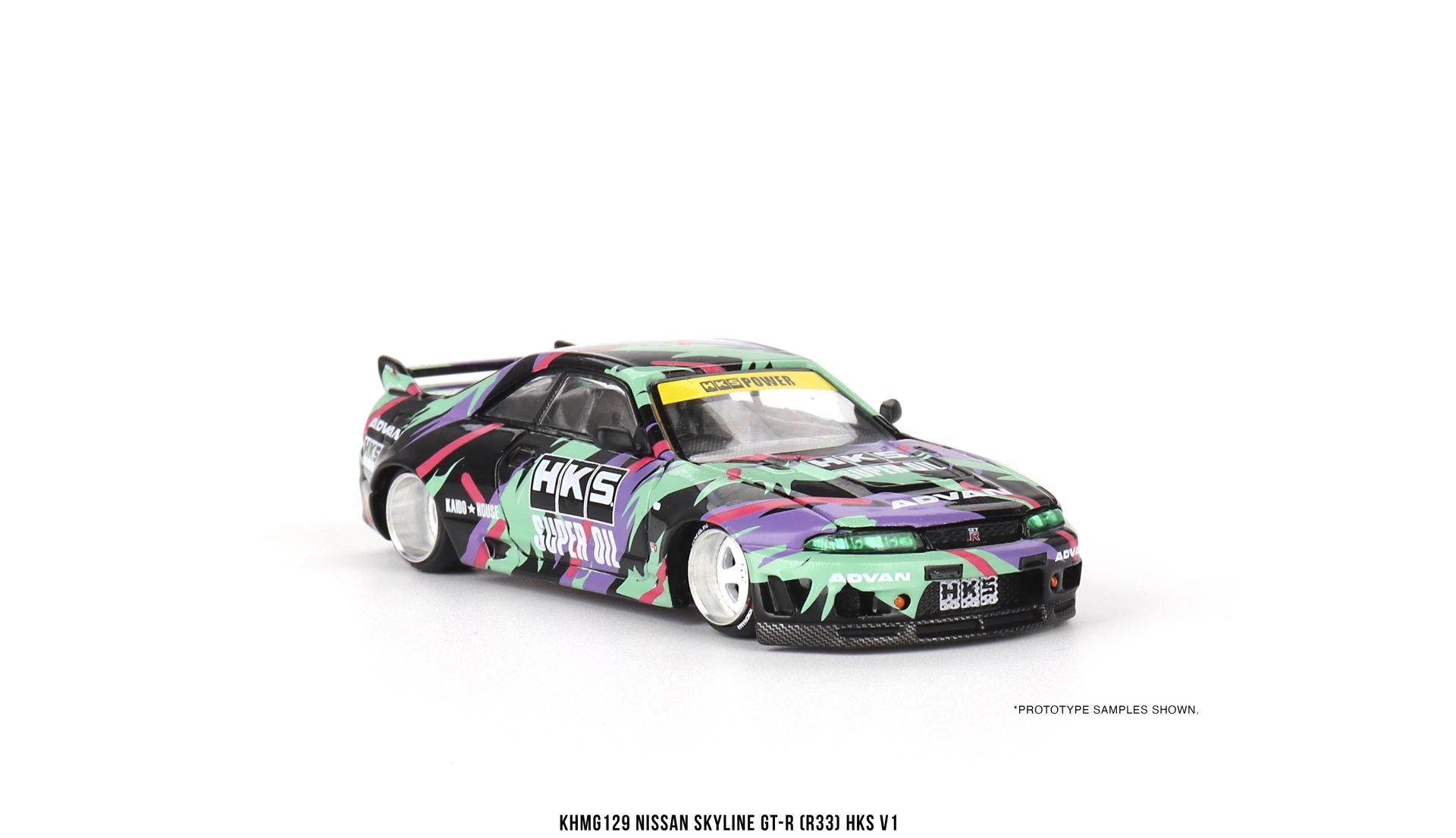 Mini GT x Kaido //129 Nissan Skyline GT-R (R33) HKS V1