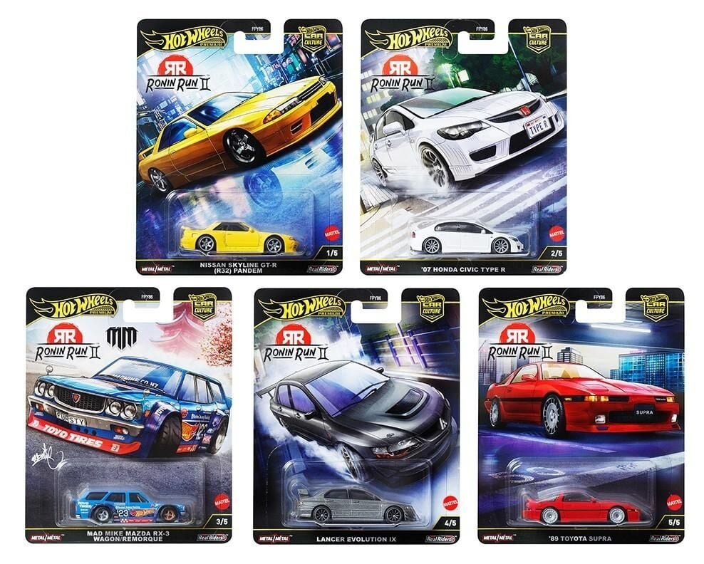 Hot Wheels Premium - Ronin Run II 5li Set - FPY86-976M