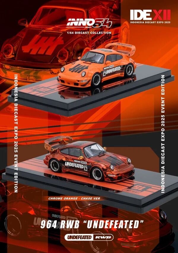 İnno 64 Models Undefeated Porsche 993 RWB Turuncu