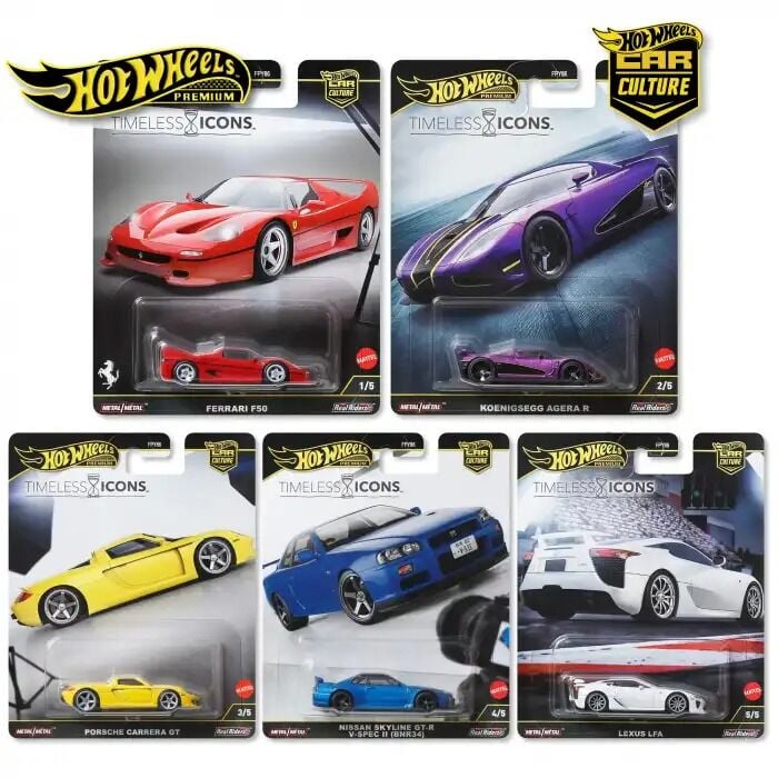 Hot Wheels Premium - Timeless İcons 5 li Set - FPY86-976N