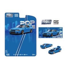 Pop Race 1/64 - GT-R BNR 32 - 009 Blister Paket