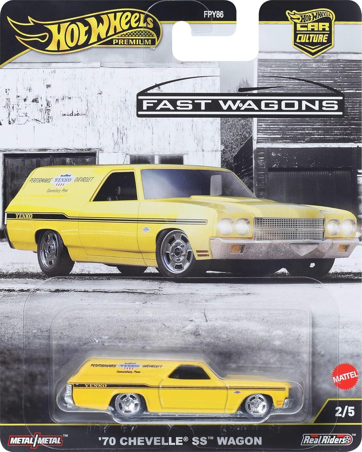 Hot Wheels Premium Fast Wagons 2/5 - '70 Chevelle SS Wagon