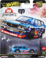 Hot Wheels Premium Ronin Run II 3/5 - Mad Mike Mazda MX-3 Wagon/Remorque