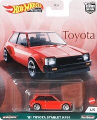 Hot Wheels Premium '81 Toyota Starlet KP61