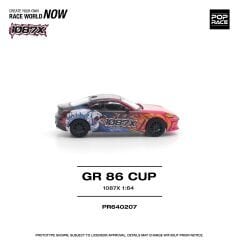 Pop Race 1/64 - Toyota GR86 Cup 1087X - PR64-207