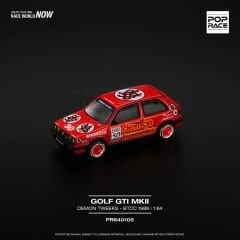 Pop Race 1/64 - Volkswagen Golf GTI MK2 Golf Team DemonTweeks BTCC 1988 - PR64-0105