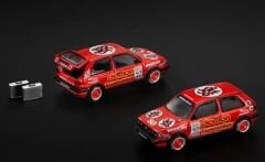 Pop Race 1/64 - Volkswagen Golf GTI MK2 Golf Team DemonTweeks BTCC 1988 - PR64-0105