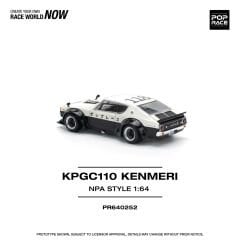 Pop Race 1/64 - Skyline KPGC110 (Kenmeri) NPA Style - PR64-0252