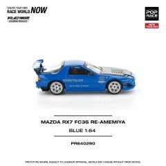 Pop Race 1/64 - Mazda RX7 FC3S Re-Amemiya Widebody Mavi - PR64-0290