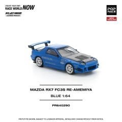 Pop Race 1/64 - Mazda RX7 FC3S Re-Amemiya Widebody Mavi - PR64-0290