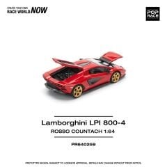 Pop Race 1/64 - Lamborghini Countach LPI 800-4 Kırmızı - PR64-0259